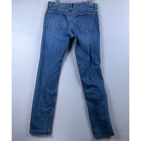 Banana Republic Traveler Skinny Jeans Mens Size 31X32 Slim Fit Medium Wash Blue - Picture 2 of 12